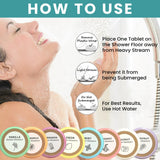 8Pcs Bath Salt Tablets Set, Natural Relaxing Spa Bath For Bathtub, Body Care Suitable For Women And Men, Home & Hotel