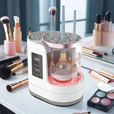 3 IN 1 Electric Makeup Brush Cleaner Machine With Makeup Brush Dryer-Holder-Portable Automatic USB Cosmetic Brushes Cleaner Tool
