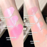 AZTK JC04 Water To Powder Liquid Blush Soft Matte Natural Flush Brightening Cheek Tint Lightweight Blendable Waterproof Makeup