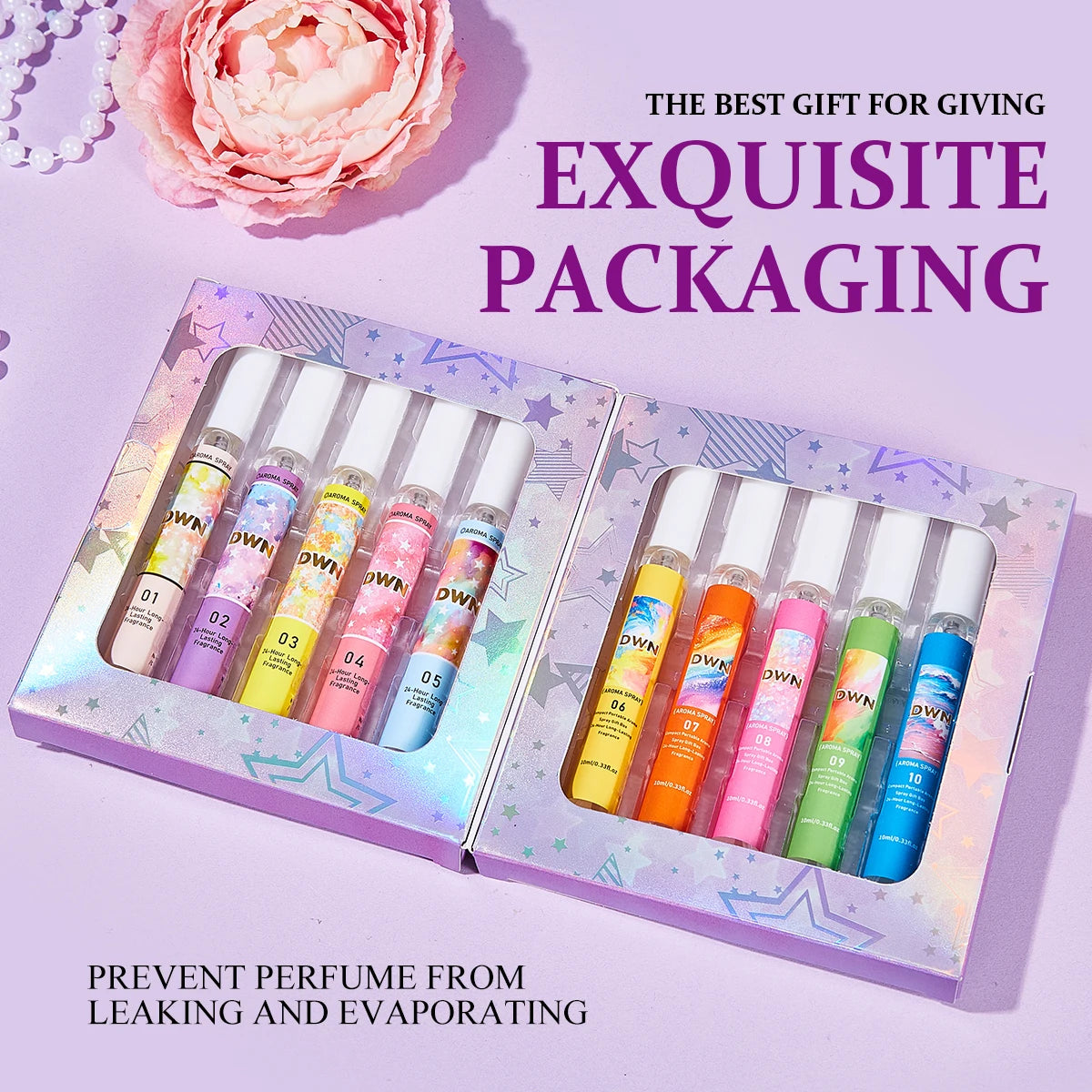 10 Piece Brazilian Inspired Summer Fragrance Gift Set Tropical Beach Vacation Long Lasting Body Spray And Oil Mist Gifts