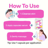 Vitamin C Brightening Serum Capsules – Hydrating Facial Serum