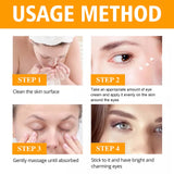 HOYGI 5D Peptide Eye Cream Relieve Puffiness Reduce Dark Circles Firming Fade Fine Lines Nourishing Smoothing Eyes Skin Care