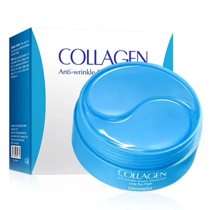 60 Pieces of Collagen Firming Eye Masks, Rich in Various Skin-Beneficial Ingredients, Moisturize the Skin Around the Eyes, Anti-Wrinkle and Hydrating