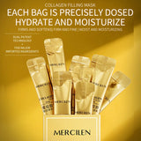 Mercilen Recombinant Collagen Wrinkle-Filling Gel Mask 4Gx60 Packs, Moisturizes, Nourishes, and Firms the Skin, Deeply Cleanses, Brightens, and Evens Skin Tone, Making Skin Look Younger, Suitable for All Skin Types