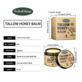 Beef Tallow Honey Balm Moisturizing Hydrating Face Cream Body Lotion Fades Fine Lines Tighten Soothen Brightening Facial Skin