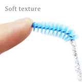 Disposable Crystal Eyelashes Brush Comb 50Pcs Eye Lashes Extension Mascara Wands Makeup Professional Makeup Beauty Tool