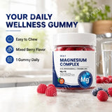 Googeer DeepCalm Magnesium Complex Gummies for Evening Calm Support with Vitamin D3 Zinc Ashwagandha L-Theanine 90 Gummies