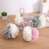 Soft Shower Mesh Foaming Sponge Exfoliating Body Scrub Back Brush Bath Bubble Ball Skin Care Accessory for Gentle Cleaning
