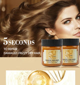 PURC No Steam Hair Mask Intensive Repair Dry Damaged Hair Smooth Silky Anti-Breakage Volumizing Hair Spa Treatment Conditioner