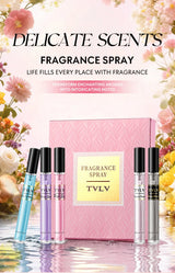 Alcohol-Free Women's Fragrance Gift Set 5Pcs Long-Lasting Fresh Scent Body Spray