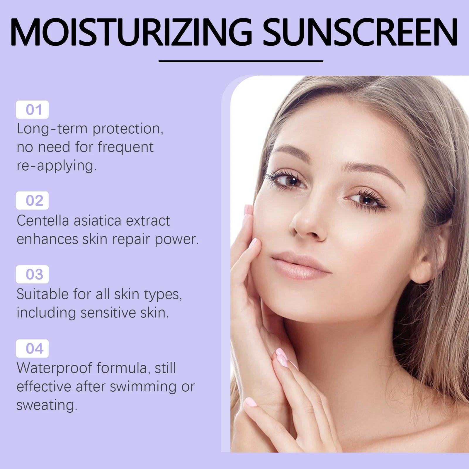 UV Sunscreen Stick Spf90 Sun Protective Cream Anti Sunburn Isolation Sunscreen Waterproof Refreshing Sunscreen Moisturizer Cream