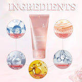 Hydrolyzed Collagen Overnight Facial Mask Wrapping Peel-Off Mask Hydrating Firming Mask for Elasticity Reduces Sagging Dullness