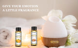 EUQEE 10ml Natural Plant Essential Oil with Dropper For Diffuser Humidifier Lavender Jasmine Eucalyptus Vanilla Essential Oils