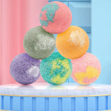 12pcs Organic Bath Balls Gift Natural Mini Handmade Bathing Foot Spa Rich Essential Oils For Moisturizing Dry Skin Relaxing