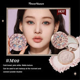 The Flower Knows Little Angel Collection Relief Highlight Face Powder Iluminador Makeup Contour Highlighter Palette 8g/0.3Fl.oz