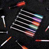 12 Color Halloween Dark Lip Gloss Matte Colorful Non Fade Liquid Lipstick Kit Waterproof Lasting Black Red Blue Velvet Lipsticks