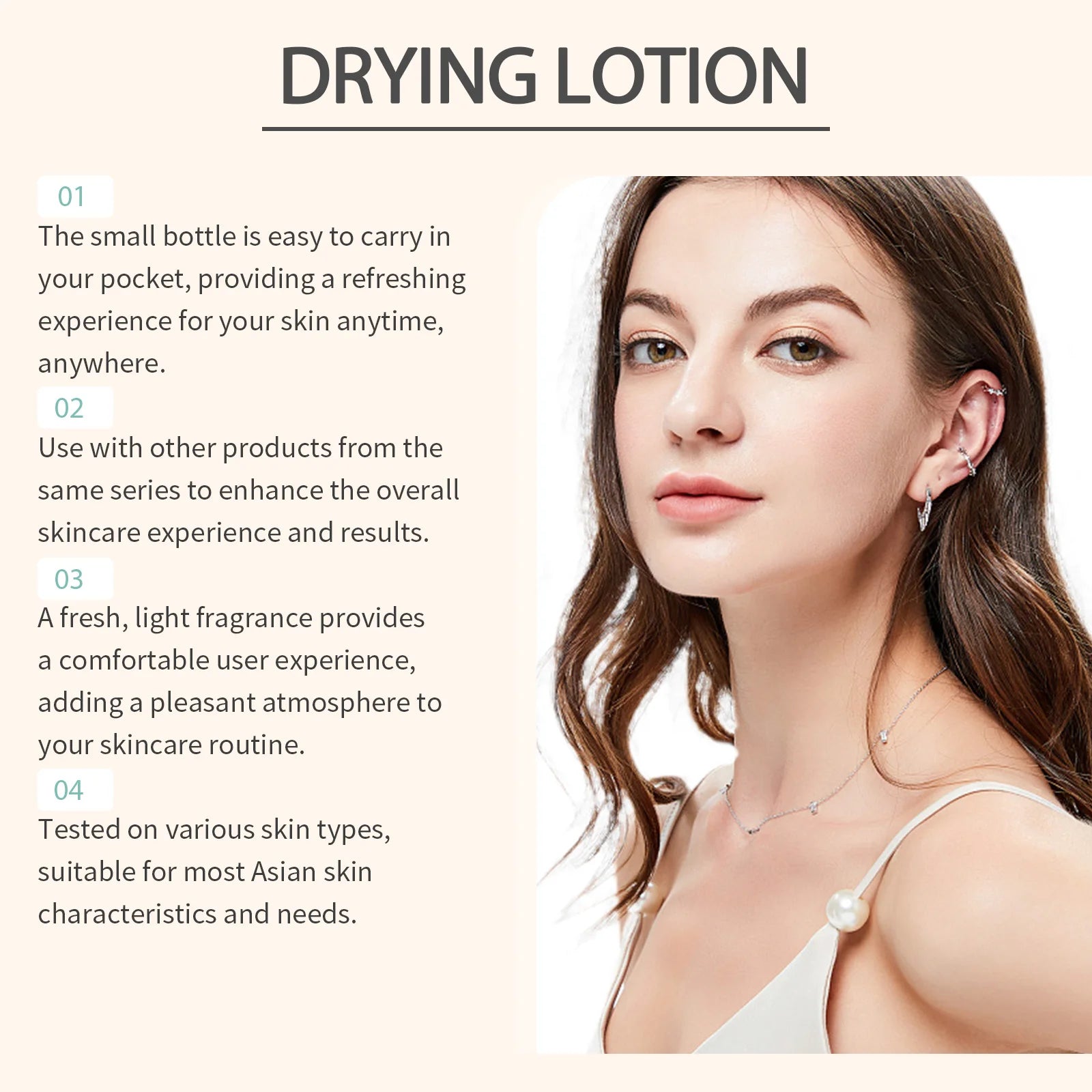 Salicylic Acid Serum for Acne Drying Lotion Acne Treatment Sensitive Skin Care Pimples Acne Remover Serum Cream Anti Acne Serum