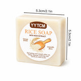 YYTCM Rice Extract Soap Gentle Hydrating Cleansing Bar For Face & Body