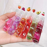 Roll-On Lip Oil Moisturizing Lip Balm Liquid Nourishing Lip Oil Colorless Transparent Fruit Lip Oil New Valentine's Day Gift Lip Balm