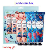 SADOER Hand Cream Set 5pcs Moisturizing for Dry Hands Travel Size Hand Lotion Gift Set to Nourish and Repair Dry Cracked Hands