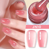 BORN PRETTY 83 Colors 10ml Jelly Nude Gel Nail Polish Autumn Amber Semi Transparent Manicure Soak off UV LED Nails Gel Varnish