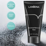 LANBENA Blackhead Remover Nose Black Mask Face Care Mud Peel Off Mask Skin Care 50g