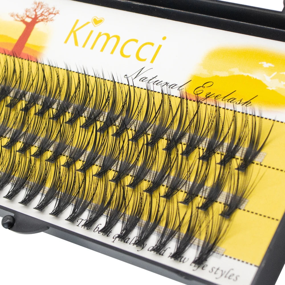 20D/30D/40D/50D 60 Bundles Mink Eyelashes Extension Natural 3D Russian Volume Fake Lashes Individual Cluster Makeup  Tools Cilia