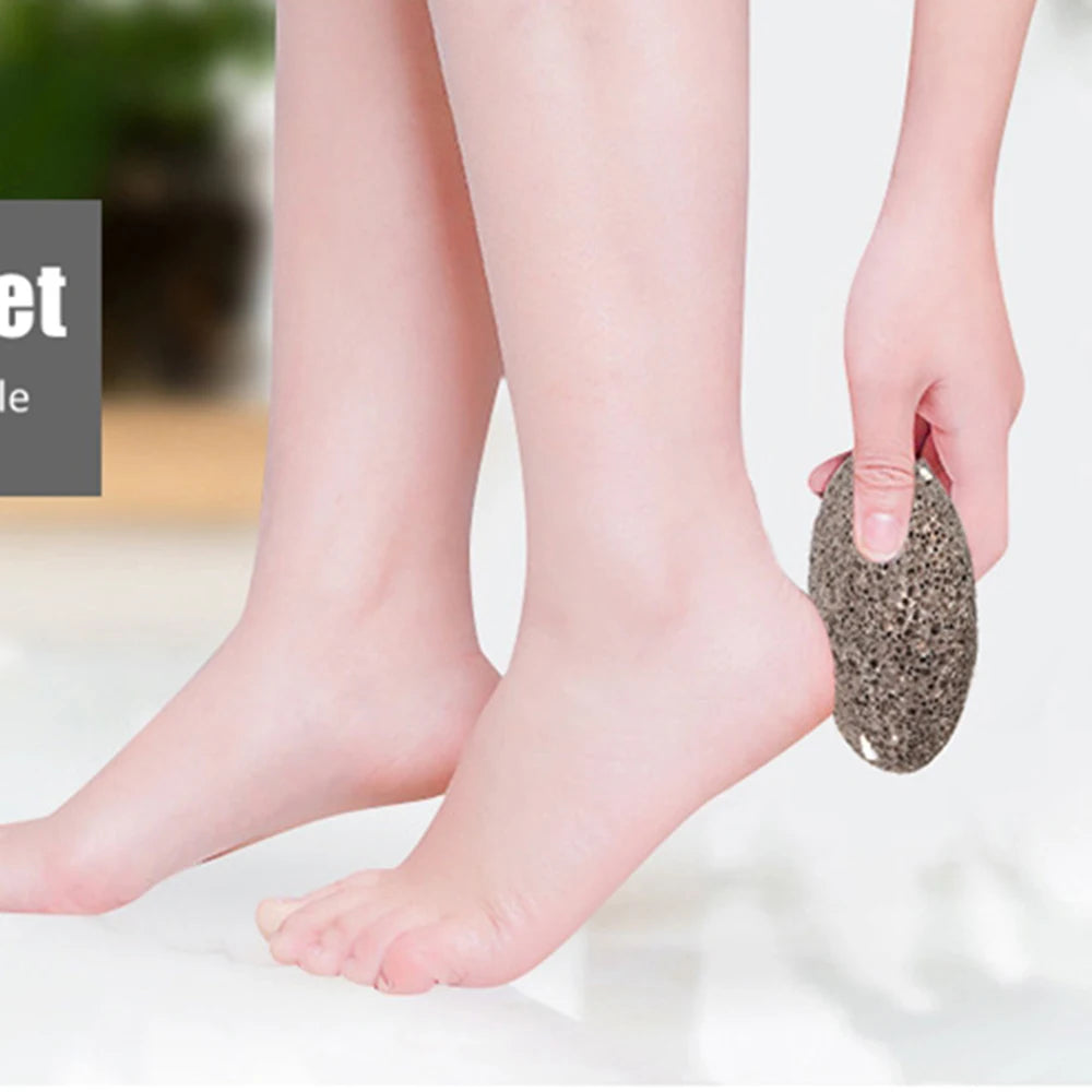 Pumice Stone , Scrubber Stone Pedicure Tools Natural Foot Scrubber for Exfoliation to Clear Callus on Hands Heels and Body