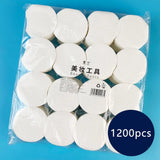 300/600/1200Pcs Pearl Pattern Makeup Remover Cotton Facial Cleaning Thick Cotton Pad Women Travel Makeup Remover For Dry Wet Use