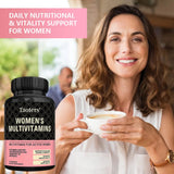Women's Daily Multi Capsules - with Biotin, Calcium, Zinc, Daily Multivitamin To Support Energy and Immune Health