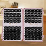 Eyelash Extension Kit - Individual Eyelash Set, D-Roll, Multiple Lengths, Odorless, Easy to Apply for Home Makeup