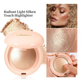 LongLasting Waterproof Face Highlighter Powder Instant Silky Skin Glow Baked Shimmer Illuminator Makeup Contouring Glitter