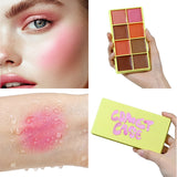 Eyebrow Cream Blush Curve Case Cream Cosmetics Highlighter Palette Matte Shimmer Finishes Shadow Tones Long-Lasting Cosmetics