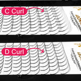 Abonnie 3D/4D/5D/6D Premade Volume Fans Fluffy Lashes Long Stem Russian Volume Eyelashes Extension All Size Fans