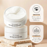 60 Pieces of Bioaqua Rice Eye Mask to Reduce Dark Circles, Remove Dark Spots, Tighten and Moisturize