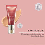 BB Cream SPF 42 PA +++ Tinted Moisturizer for Face Full Coverage Concealer Liquid Foundation Makeup for Dark Circles Fine Lines
