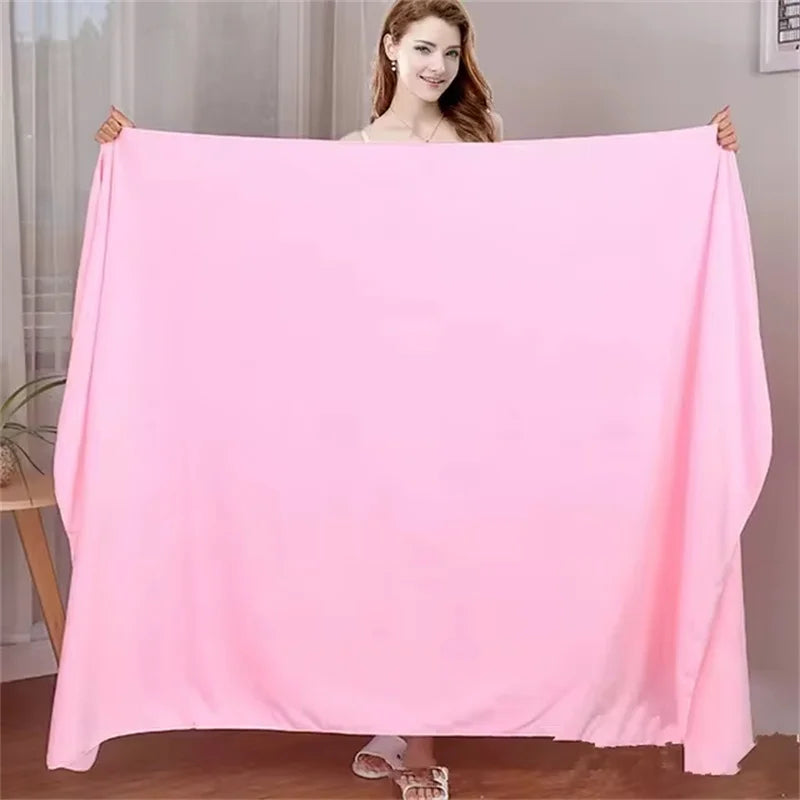 A big towel Beauty salon massage towel home adult towels soft double-sided absorbent non-linting quick-drying barber shop towel