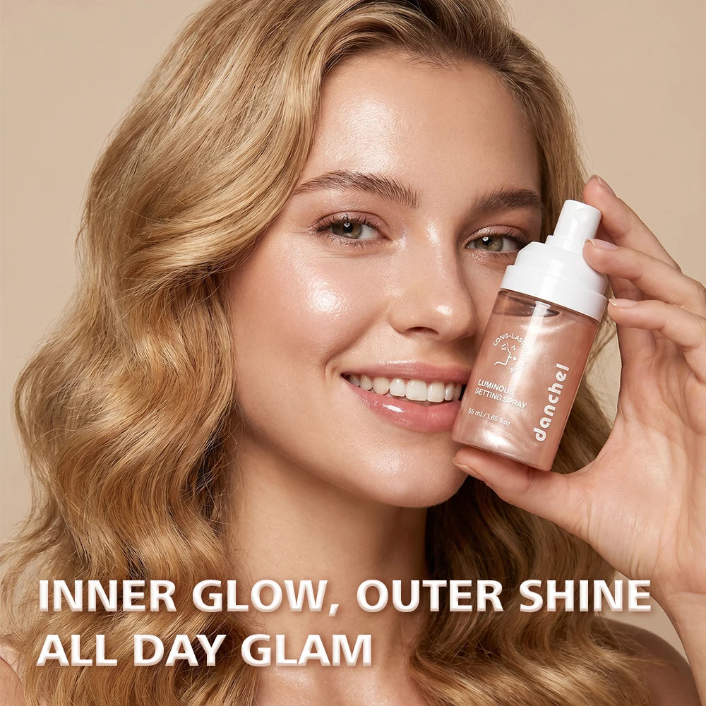 Luminous Setting Spray Instantly Boosts Skin Dewy Plump-looking Lasting Hydration Face Makeup Blends Seamlessly Natural Finish