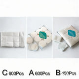 600/450pcs Thicken pearl Pattern Disposable Makeup Cotton Wipes Soft Remover Pads Facial Cleansing Paper Wipe Cosmetic Padsd
