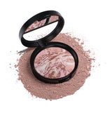 Demi Matte Natural Finish Baked Brighten Color Correcting Powder Foundation Buildable Light to Coverage Oil Control Makeup