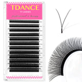 TDANCE 3D 4D 5D 6D Premade Fans Eyelash Extension W Style Faux Mink Natural Soft Bloom Lash Automatic Flowering Volume Eyelashes