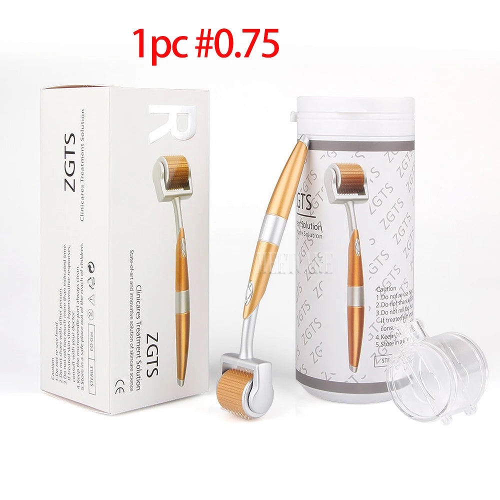 Derma Roller ZGTS 192 Needles Microneedle 0.25mm Dermaroller for Face Body Mesotherapy  Derma Rolling Scar Stretch Mark Removal