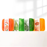 S+100g Tea Tree Loofah Soap Adult Glycerol Herbal Natural Silk Melon Moisturizing Whitening Facial Cleanser Body Bath Cleaning S