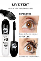 9D Fiber Lash Set Long-Lasting Waterproof Sweatproof Stainproof Slimming Base Mascara for All Skin Types