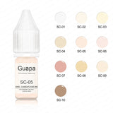 Guapa 10ml Permanent Makeup Ink Stretch Mark Camouflage Pigments Skin Tone Scar Camouflage Tattoo Ink for Restore Skin Tone