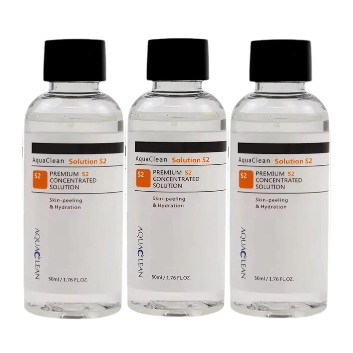 3 Bottles Concentrate Solution S1 S2 S3 for SPA Aqua Peeling Facial Care Skin Moisturizing Deep Clean Face Peeling Solution