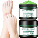 Urea 42% Foot Cream with Salicylic Acid - Intensive Cracked Heel Repair, Tea Tree & Aloe, Fast Absorption, Winter Therapy