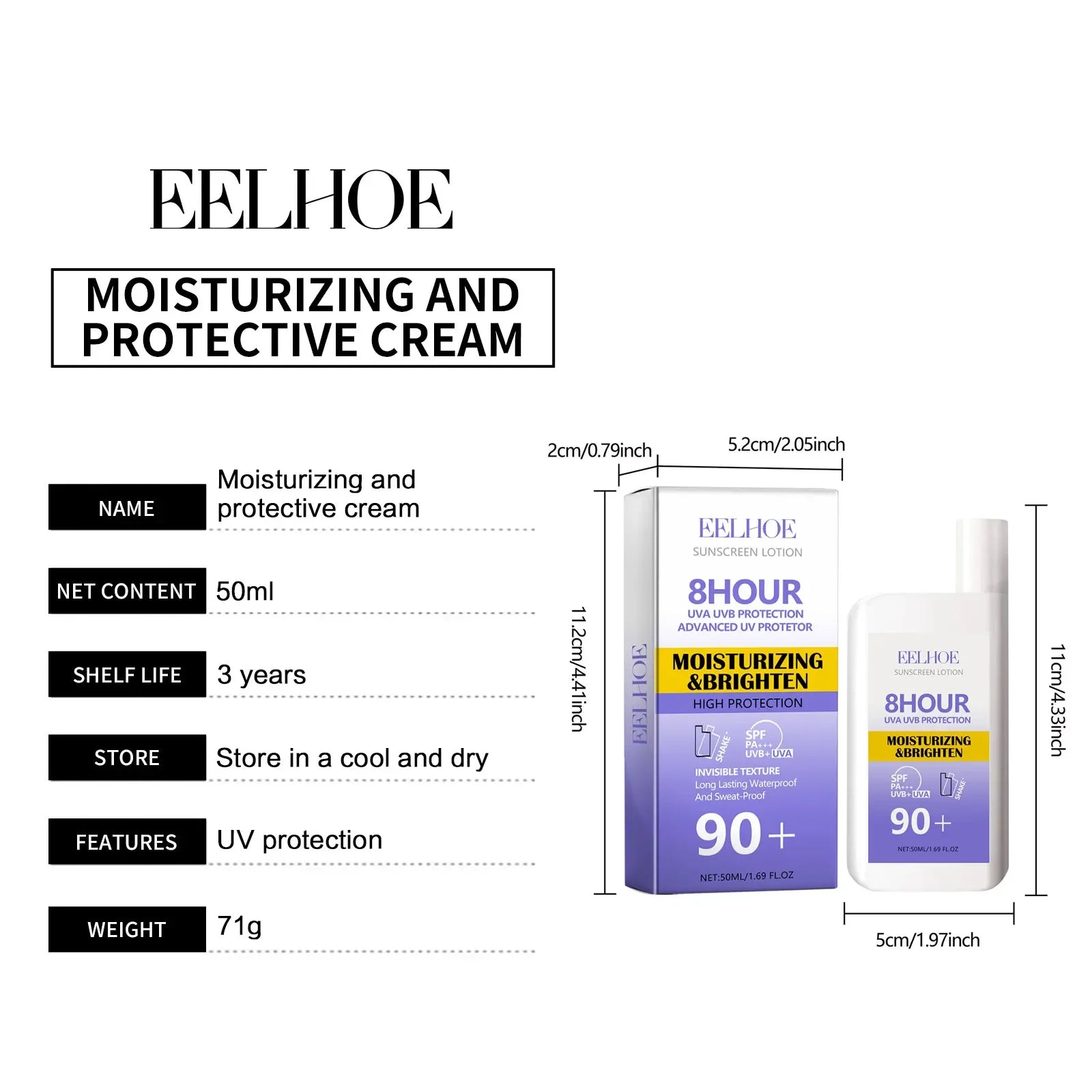 UV Sunscreen Stick Spf90 Sun Protective Cream Anti Sunburn Isolation Sunscreen Waterproof Refreshing Sunscreen Moisturizer Cream