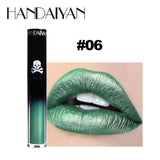 Halloween Goth Lipstick Set Long Lasting Smudgeproof Dark Matte Lip Gloss Velvet Lipsticks Black Liquid Lipstick for Halloween