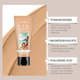 Instant Body Bronzer Foundation Makeup Cream Sun-Kissed Glow Bronzing Tint with Hyaluronic Acid Blurring Body Luminizer 100ml
